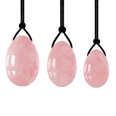 4PCs Natural Jade Yoni Eggs Massage Wand Set Ladies Kegel Exerciser Yoni Massage for Women Wellness,3PC Rose Egg