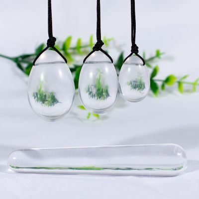 Natural Powder Crystal Stone Yoni Jade Egg Lady Kegel Fitness Apparatus Ball Massage Egg,Watermelon White Set