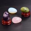 30 * 20 Small Massage Egg Yoni Ball Natural Stone Amethyst Jade Crystal Undrilled Massager Kegel Exercise Tool,Mahogany Jasper view 4