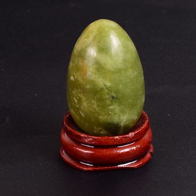 30 * 20 Small Massage Egg Yoni Ball Natural Stone Amethyst Jade Crystal Undrilled Massager Kegel Exercise Tool,helu Jade 30x20mm