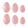 3 Pcs Undrilled Natural Rose Quartz Yoni Egg Massage Egg Set Obsidian Crystal Mineral Ball Kegel Exercise Tiger Eye Jade Egg,Tiger Eye Eggs view 4