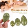 Natural Powder Crystal Stone Yoni Jade Egg Lady Kegel Fitness Apparatus Ball Massage Egg,Black view 3