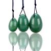 3pc Natural Green Jade Yoni Egg Crystal Egg Stone Eggs Kegel Exercise Balls Exerciser Massage Quartz Ball,Yoni Egg No Box view 4