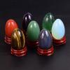40 * 25 Medium Yoni Egg Natural Stone Jade Crystal Undrilled Massage Ball Kegel Exercise Tool,Rose Quartz 40X25mm view 3