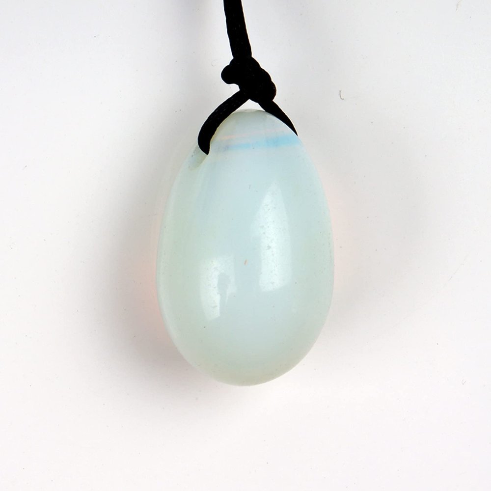 30 X 20 MM Massage Egg Natural Crystal Jade Mineral Yoni Ball Kegel Exercise Tool Women,opalite
