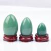 Aventurine Massage Egg 3Pcs/Set Crystal Mineral Stone Yoni Ball for Kegel Exercise Tool Jade Massager,Drill 3 Pcs view 2