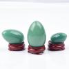Aventurine Massage Egg 3Pcs/Set Crystal Mineral Stone Yoni Ball for Kegel Exercise Tool Jade Massager,Drill 3 Pcs view 3