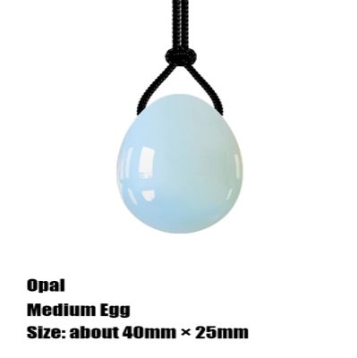 Natural Jade Yoni Egg Women Kegel Exerciser Stone Egg Ball Rose Quartz Kegel Eggs,No.14
