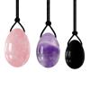 3 Pcs Rose Quartz Yoni Egg Set Jade Eggs Women Kegel Exerciser Jade Massager Ball Crystal Kegel Eggs,Three Color Egg Set view 4