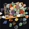 80+Pcs(5lb) Natural Rocks for Tumbling,28Kinds+ Bulk Gemstone Raw Crystals Rough Stones for Polishing Wicca & Reiki Crystal Healing view 1