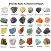 80+Pcs(5lb) Natural Rocks for Tumbling,28Kinds+ Bulk Gemstone Raw Crystals Rough Stones for Polishing Wicca & Reiki Crystal Healing view 3