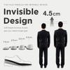 1Pair Memory Foam Invisible Height Increasing Insoles Soft Breathable Heel Lifting Inserts Pain Relief Heel Lift Height Booster for Unisex Men Women view 4