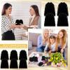 Sweetude 100 Pieces Valentine's Day Velvet Drawstring Bags Jewelry Pouches Bulk 2.76 x 3.54 Inches Wedding Mini Gift Bags for Party Favors(Black) view 4