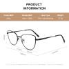 RB. Pilot Retro Cateye Reading Glasses for Women Blue Light Blocking Computer Glasses Spring Hinge Readers view 4