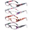 Kerecsen Women's Reading Glasses 4 Pairs Ladies Fashion Spring Hinge Readers (Colourful-8, 1.50, x) view 1