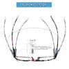Kerecsen Women's Reading Glasses 4 Pairs Ladies Fashion Spring Hinge Readers (Colourful-8, 1.50, x) view 3