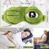2Pcs Sleep Eye Mask for Women Kids, Shinywear Eye Mask for Sleeping, Cute Sad Frog Blindfold Plush Funny Eye Shade Cover for Travel Yoga Nap Block Out Light - Soft Cotton Inside for Sensive Skin view 4