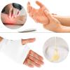 2pcs Castor Oil Packs for Hands, Reusable Hand Castor Oil Wrap Adjustable Castor Oil Pads Prevent Leakage (White) view 4