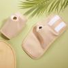 2pcs Castor Oil Packs for Hands, Reusable Hand Castor Oil Wrap Adjustable Castor Oil Pads Prevent Leakage (Khaki) view 3