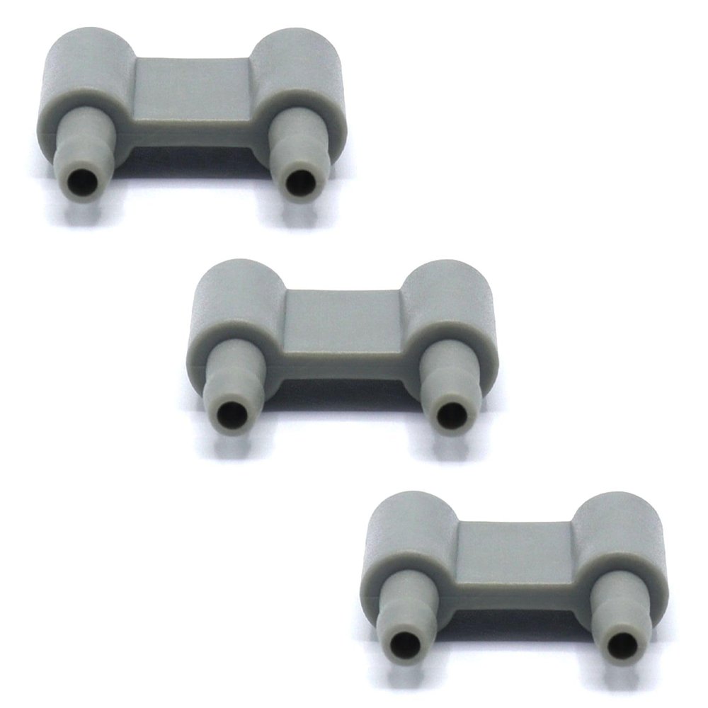 3PCS BP27 NIBP Connectors for Blood Pressure Monitor and Dual Tube Cuffs, Air Hose Adapter
