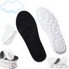 4D Insoles - 4D Cloud Technology Insole - Super Soft, Ultra Comfort Insoles, 4D Sports Shoes Insoles, Acupoint Massage Insole for Foot & Joint Support (8-9, Black) view 1