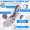 4D Insoles - 4D Cloud Technology Insole - Super Soft, Ultra Comfort Insoles, 4D Sports Shoes Insoles, Acupoint Massage Insole for Foot & Joint Support (8-9, Black) view 2