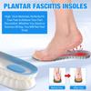 4D Insoles - 4D Cloud Technology Insole - Super Soft, Ultra Comfort Insoles, 4D Sports Shoes Insoles, Acupoint Massage Insole for Foot & Joint Support (8-9, Black) view 4