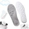4D Insoles - 4D Cloud Technology Insole - Super Soft, Ultra Comfort Insoles, 4D Sports Shoes Insoles, Acupoint Massage Insole for Foot & Joint Support (11-12, Gray) view 1
