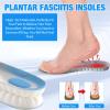 4D Insoles - 4D Cloud Technology Insole - Super Soft, Ultra Comfort Insoles, 4D Sports Shoes Insoles, Acupoint Massage Insole for Foot & Joint Support (11-12, Gray) view 4