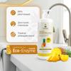 Fuwa3e Pineapple Enzyme Natural Dish Soap Tropical Pineapple Scent - 16.9oz 3 Pack - 99% Plant Based Dish Liquid - Hypoallergenic Dish Soap from Discarded Pineapple Peels view 2