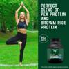 Bolt Biozyme Plant Protein | Vegan Protein with Superfood Phycocyanin and Ayurvedic Herbs | Complete Amino Acid Profile for Muscle Support and Recovery | 2Lb/32oz, 26 Servings | Madagascar Vanilla view 3