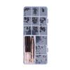 500pcs Sunglasses Eyeglasses Repair Kit, Tiny Metal Screws with Screwdriver Tweezers and Nose Pads Glasses Repair Tool Kit(Black Slotted Screws) view 1
