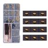 500pcs Sunglasses Eyeglasses Repair Kit, Tiny Metal Screws with Screwdriver Tweezers and Nose Pads Glasses Repair Tool Kit(Gold Slotted Screws) view 1