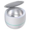 ARGOMAX Ultrasonic Retainer Cleaner for Dentures: 24W 200ml Portable Ultrasonic Cleaner Machine for All Dental Aligner, Braces, Mouth Guards, Toothbrush Head, Shaver Head, Jewelry - White+Cyan. view 1
