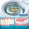 ARGOMAX Ultrasonic Retainer Cleaner for Dentures: 24W 200ml Portable Ultrasonic Cleaner Machine for All Dental Aligner, Braces, Mouth Guards, Toothbrush Head, Shaver Head, Jewelry - White+Cyan. view 3