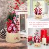 ABOOFAN Artificial Bonsai Plant Chinese New Year Bonsai with Red Berries Spring Festival Red Bonsai Tree Feng Shui Money Tree Tree for Wealth and Good Luck Chinese New Year Decoration view 2