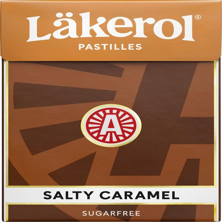 4x75g BIG PACK Salty Caramel Lakerol pastilles Cloetta