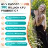 Probiotics for Women & Men - 300 Billion CFU, 24 Strains Probiotic + 15 Organic Herbs Prebiotics Blend, for Overall Digestive Gut Health, Immune, Constipation & Bloating, Shelf Stable - 2 Month Supply view 3