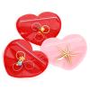 50Pcs Cellophane Cello Bag Heart Plastic Bags For Jewelry Packaging Valentines Day Sealing Cookie Bags Zipper Lock Pouch Heart Shaped Jewelry Bags Elegant Jewelry Packaging long-lasting Plastic Bags view 2