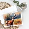 Caroline's Treasures DAC2901GCA7P Deer Greeting Cards Pack of 8 Blank Cards with Envelopes Whimsical A7 Size 5x7 Blank Note Cards view 2