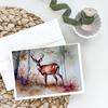 Caroline's Treasures DAC2900GCA7P Deer Greeting Cards Pack of 8 Blank Cards with Envelopes Whimsical A7 Size 5x7 Blank Note Cards view 2
