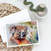 Caroline's Treasures DAC2940GCA7P Koala Greeting Cards Pack of 8 Blank Cards with Envelopes Whimsical A7 Size 5x7 Blank Note Cards view 2