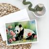 Caroline's Treasures DAC2971GCA7P Panda Greeting Cards Pack of 8 Blank Cards with Envelopes Whimsical A7 Size 5x7 Blank Note Cards view 2