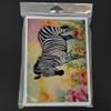 Caroline's Treasures DAC3017GCA7P Zebra Greeting Cards Pack of 8 Blank Cards with Envelopes Whimsical A7 Size 5x7 Blank Note Cards view 3