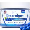 Zero Sugar - Blue Raspberry Electrolytes Powder - Refreshing Hydration - Caffeine Free Energy - All Natural Ingredients - Vegan, Keto and Paleo - Sugar Free Electrolyte Powder Drink Mix - 37 Servings view 1