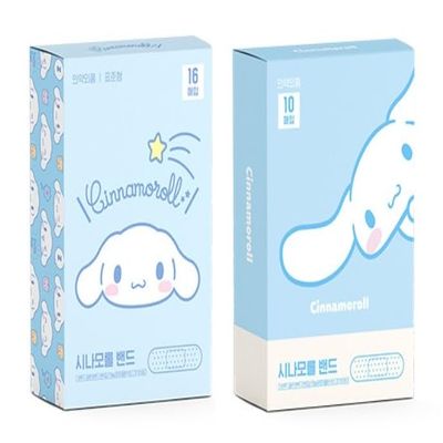 2Pack, Cute Kitty Friends Adhesive Bandages 10 Count, 16 Count Each Type, 26 Count Total, First Aid Bandages with Cute Designs (SkyBlue)