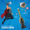 Brush Buddies Marvel Thor Kids Toothbrush, Soft Rounded Bristles, Poppin' Fun Superhero Toothbrush Cover view 2