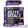 Veteran Performance Elite Vitals  Mens Daily Multivitamins with Vitamin B12, Gluten Free Immune Support Supplement for Prostate, Joint & Energy with Zinc, Green Tea, +20 Essential Vitamins  60 Caps view 1