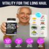 Veteran Performance Elite Vitals  Mens Daily Multivitamins with Vitamin B12, Gluten Free Immune Support Supplement for Prostate, Joint & Energy with Zinc, Green Tea, +20 Essential Vitamins  60 Caps view 3