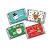 136 Pcs Christmas Candy Party Favors Miniatures Chocolate - No Assembly Required - Santa, Reindeer & Snowman view 2